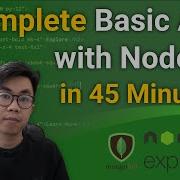 Build Restful CRUD API With Node Js Express And MongoDB In 45 Minutes For Beginners From Scratch