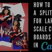 How To Create A Split Image For Large Scale Cut Out Boards In Canva