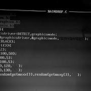 Raindrops Program Using Graphics In C