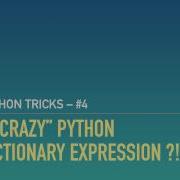 A Crazy Python Dictionary Expression