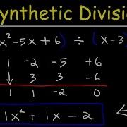 Synthetic Division Of Polynomials