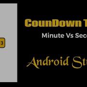 Countdown Timer With Start Auto Reset Form Specific Time Android Studio Tutorial