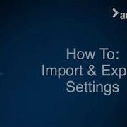 WinPlus IP How To Import Export Settings
