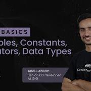Swift Basics Variables Constants Operators Data Types Your Guide To IOS Development
