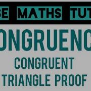 Congruent Triangle Proof Grade 5 Crossover GCSE Maths Tutor