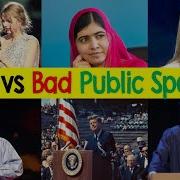 Good Vs Bad Public Speaking Examples Annotations