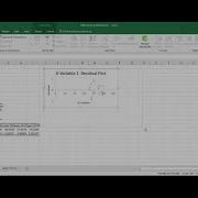 EXCEL Residuals Plot