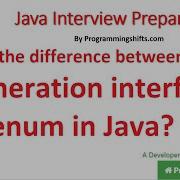 What Is The Difference Between Enumeration Interface And Enum In Java