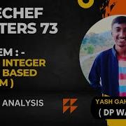 Codechef Starters 73 Find An Integer With Mathematical Proof Problem Analysis