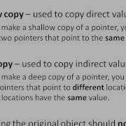 Copy Constructor
