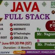 JAVA FULL STACK Online Training DURGASOFT