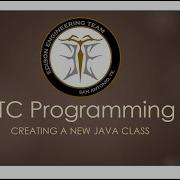 FTC Programming Lesson 2 Creating A Java Class