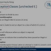 JAVA E5 Exceptions And Debugging Part 2