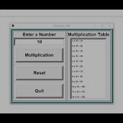 How To Create A Multiplication Times Table With For Loop And Error Handler In Python