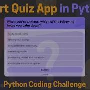 49 Python OOPs Practice Build A Smart Quiz App In Python