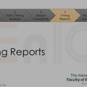 DVD Lecture 5g Timing Reports