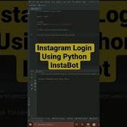 Instagram Login Using Python Instabot