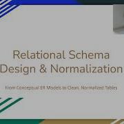 Database Normalization Explained Episode 3 From ER Models To 3NF
