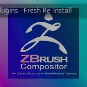 021 ZBrush Plugins Fresh Install Re Install ZBrush Compositor If Needed