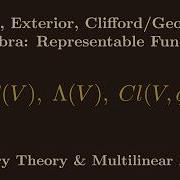 Tensor Exterior Cifford Algebra From Representable Functors Category Theory Multilinear Algebra