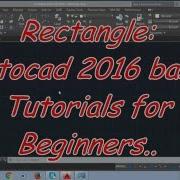 Draw Rectangle Cad Software Online Autocad Classes Part 5 30