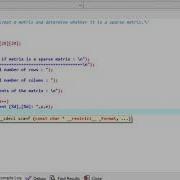 Program In C To Accept A Matrix And Determine Whether It Is A Sparse Matrix