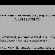 Python Quiz 3 Percent Correct Answers Without Ufm