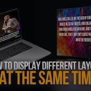HOW TO DISPLAY DIFFERENT SCREEN LAYOUTS AT THE SAME TIME IN PROPRESENTER 7