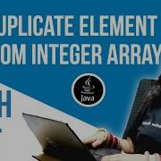 Duplicate Element From An Integer Array Using HashSet