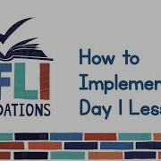 UFLI Foundations How To Implement Day 1 Lessons