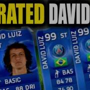 FIFA 15 99 RATED STRIKER TOTY DAVID LUIZ INSANE ST CARD