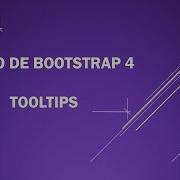 Curso De Bootstrap 4 Tooltips