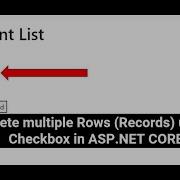 Delete Multiple Rows Records Using CheckBox In ASP NET CORE With JavaScript