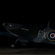 Spitfire Night Engine Run With Flames