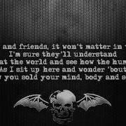 Avenged Sevenfold Blinded In Chains Lyrics On Screen Full HD