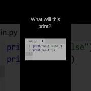 Python Truthiness Trap False Is True What Will This Print Muskernel Coding Programming