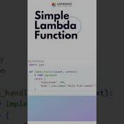 Run Python In The Cloud With AWS Lambda AWSLambda Python CloudComputing Serverless