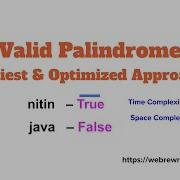 Valid Palindrome LeetCode 125 Programming Tutorials