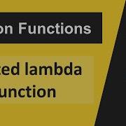 Nested Lambda Function In Python Advanced Python Tutorial In Hindi
