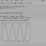 Fitting Pendulum Data With Curve Fit