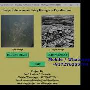 Image Enhancement Using Python Opencv Image Enhancement Using Histogram Equalization Project Code