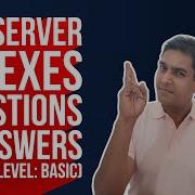 SQL Server Indexes Interview Questions Answers Basic Part 1