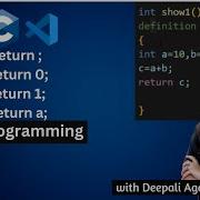 Return Statement In C Programming Functions In C Programming Part 2 C Programming Tutorial 38