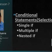 Lesson7 Conditional Statements Sinhala