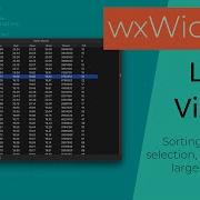 WxWidgets List Controls Sorting Handling Selection Large Datasets Virtual List Views