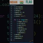 Indian Flag In Python Turtle Graphics Republic Day Special Shorts Coding Programming
