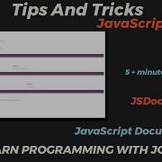 JSDoc How To Generate Documentation From JavaScript Five Minutes On Tips And Tricks