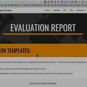 SpEd Forms Adding Executive Summary To The Evaluation Report