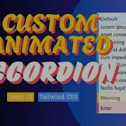 Create Custom Animated Accordion With React TypeScript Tailwind CSS Beginner To Pro Tutorial