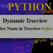 Python Tree View With Sqlite3 As Database